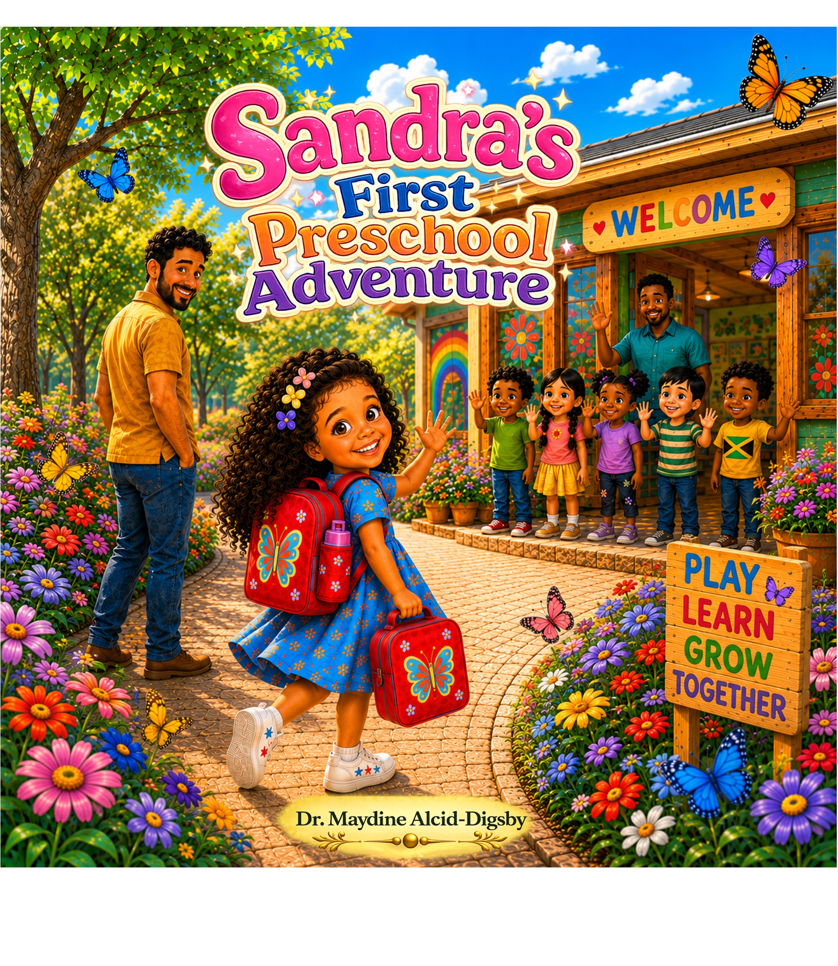 Cover of Sandra's First Preschool Adventure by Dr. Maydine Alcid-Digsby